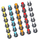 30 PCS 6mm WH148 Potentiometer Shaft Control Rotary Knob Cap 15mmx17mm 5 New Hot