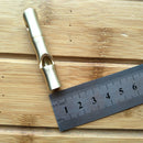 Stainless Steel Bamboo Outdoor High Frequency Survival Whistle Referee New 1x