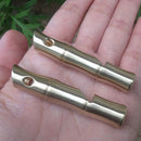 Stainless Steel Bamboo Outdoor High Frequency Survival Whistle Referee New 1x