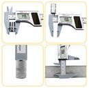 Solar Power Digital Vernier Caliper Electronic LCD Gauge Micrometer Tool Hot 1 x