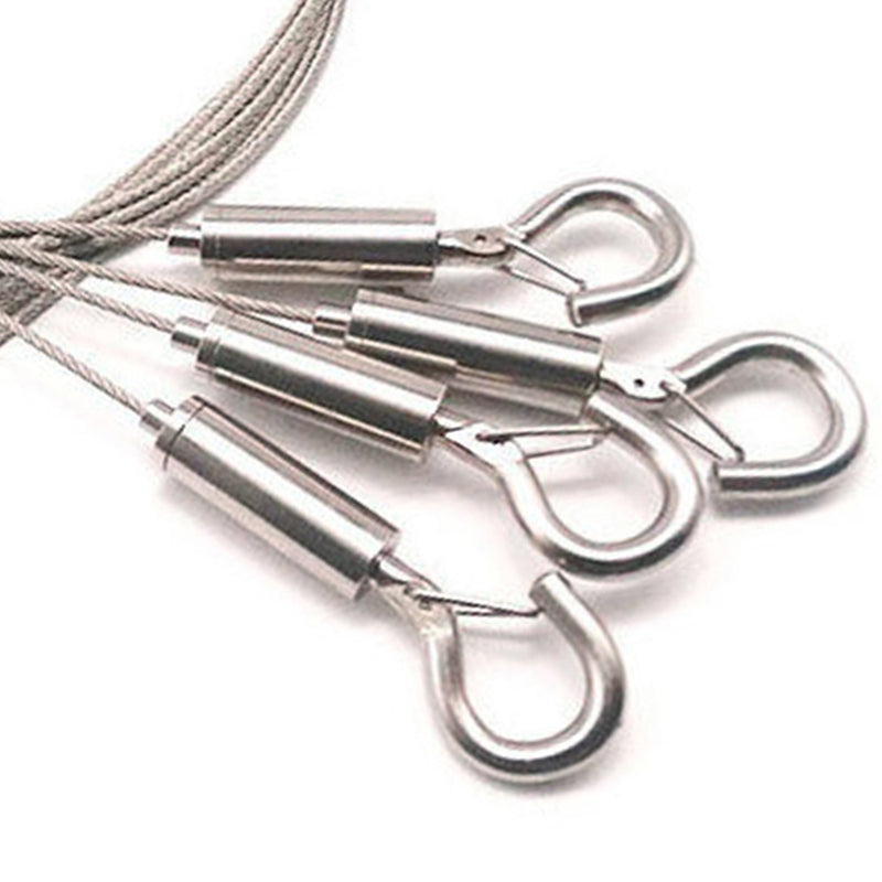 1.5mm*500mm Wire Rope With Panel Light Ceiling Lamps Hook Stainless Steel