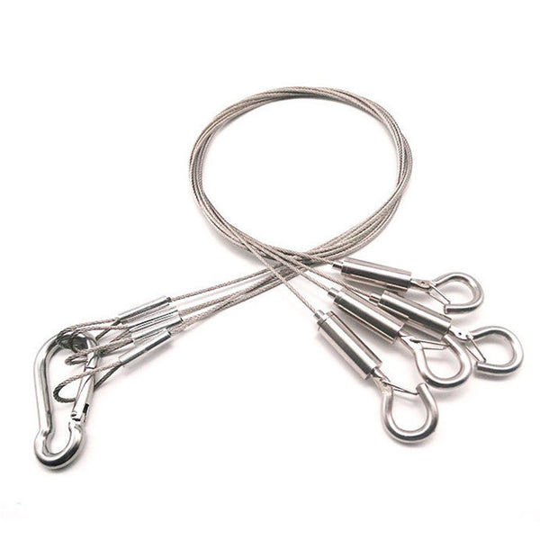 1.5mm*500mm Wire Rope With Panel Light Ceiling Lamps Hook Stainless Steel
