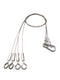 1.5mm*500mm Wire Rope With Panel Light Ceiling Lamps Hook Stainless Steel