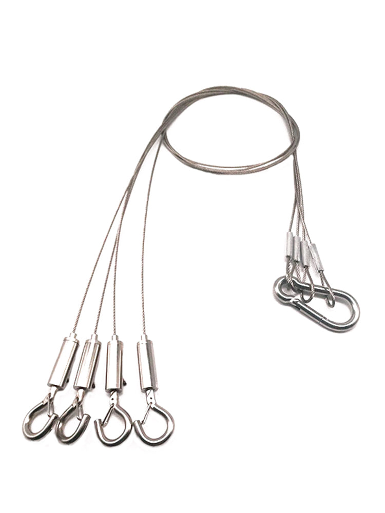 1.5mm*500mm Wire Rope With Panel Light Ceiling Lamps Hook Stainless Steel