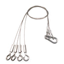 1.5mm*500mm Wire Rope With Panel Light Ceiling Lamps Hook Stainless Steel