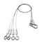 1.5mm*500mm Wire Rope With Panel Light Ceiling Lamps Hook Stainless Steel