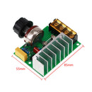 220V AC SCR Voltage Regulator Dimmer Thermostat Electric Motor Controller New 1x