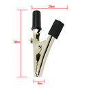 50 x Test Probe Metal Alligator Clips Plastic Handle 50mm Electronics Best