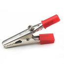 50 x Test Probe Metal Alligator Clips Plastic Handle 50mm Electronics Best