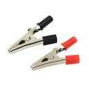 50 x Test Probe Metal Alligator Clips Plastic Handle 50mm Electronics Best