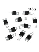 10 PCS IRF3205 TO-220 Transistor MOS 55V Unipolar N-MOSFET Transistor Black NICE
