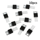 10 PCS IRF3205 TO-220 Transistor MOS 55V Unipolar N-MOSFET Transistor Black NICE