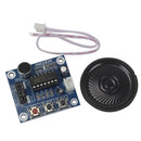 Sound Recorder Board With Loudspeaker ISD1820 Voice Recording Playback  New 1set