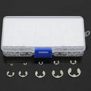 120 Pcs 304 Stainless E-Clip Retaining Circlip Assortment Kit M1.5-M10 Best