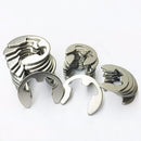 120 Pcs 304 Stainless E-Clip Retaining Circlip Assortment Kit M1.5-M10 Best