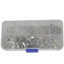 120 Pcs 304 Stainless E-Clip Retaining Circlip Assortment Kit M1.5-M10 Best