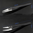 Heat Resistant Anti-static Stainless Steel Ceramic Tweezers Handle 3x Best