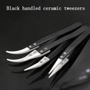 Heat Resistant Anti-static Stainless Steel Ceramic Tweezers Handle 3x Best