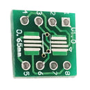 100 x 8 Pin SMD to DIP Adapter Board SSOP8 0.65/1.27mm Patch To Inline New Best