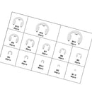 515x  M1.5~M10 Car 304 Stainless Steel E-Clip Retaining Circlip Assortment Best