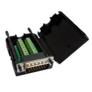 DB15 D-SUB DB-15 Female Adapter 15Pin signals Terminal Breakout Board ROHS 2 row