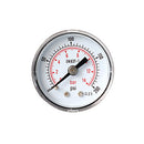 0-200 psi 0-14 bar Hydraulic Water Pressure Gauge 40mm 1/8" BSPT 1x tdf