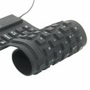 New 85 key silicone keyboard waterproof dustproof soft folding game keyboard