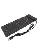 New 85 key silicone keyboard waterproof dustproof soft folding game keyboard