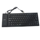 New 85 key silicone keyboard waterproof dustproof soft folding game keyboard