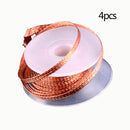 4 Pieces 2mm 0.75M Desoldering Braid Solder Remover Wick Wire Repair Tool