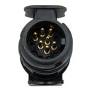 Waterproof 13 to 7 Pin Plug Trailer Truck Electric Adapter Towbar Towing Socket