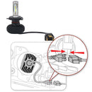 1 x H4 Auto Car Truck LED Headlight Kit Hi/Low Beam Fog Bulbs White Light New