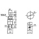 20pcs High Quality Mini Push Button Momentary ON/OFF Switch PBS-110 7mm