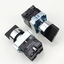 1 Pc 22mm Latching 2 NO 3-Position Rotary Selector Select Switch XB2-BD53