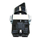 Telemecanique XB2-BD53 Selector Switch 3-Position Spring Return 2NO
