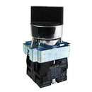 Telemecanique XB2-BD53 Selector Switch 3-Position Spring Return 2NO