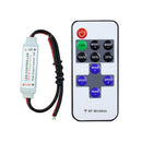 DC 5V-24V Mini RF Wireless Remote 11 Keys Led Dimmer Controller For Single Color