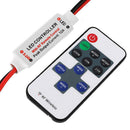 DC 5V-24V Mini RF Wireless Remote 11 Keys Led Dimmer Controller For Single Color