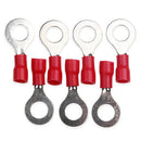 102pcs RV1.25-5.5 Insulated Car Crimp Ring Terminal Wire Connector