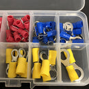 102 Pcs High Quality Assorted Insulated Ring Wire Crimp Connector Terminals