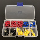 102 Pcs High Quality Assorted Insulated Ring Wire Crimp Connector Terminals