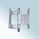 4X Four Fold Bend Hinges Wrap Cabinet Door Hinge Hardware Iron + Hanging Chrome