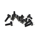 180 Pcs 10 Value Tactile Push Button Switch Micro-Momentary Tact Assorted Kit