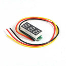 4x Mini 0.28" LED Digital Voltmeter 3-Wire Voltage Tester Gauge New