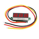 4x Mini 0.28" LED Digital Voltmeter 3-Wire Voltage Tester Gauge New