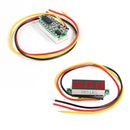 4pcs Mini 0.28" LED Digital Voltmeter 3-Wire Voltage Tester Gauge hot asd