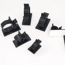 100pcs Self Adhesive Cable Clips Wire Holder Cord Organizer Fixed Clamps for Car