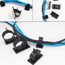 100pcs Self Adhesive Cable Clips Wire Holder Cord Organizer Fixed Clamps for Car
