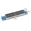 8-Digit LED Serial Display Module Digital Tube For Arduino Raspberry Pi DC New 1