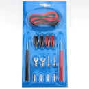 16 Pcs Universal Probe Test Leads Pin Set For Digital Multimeter Meter